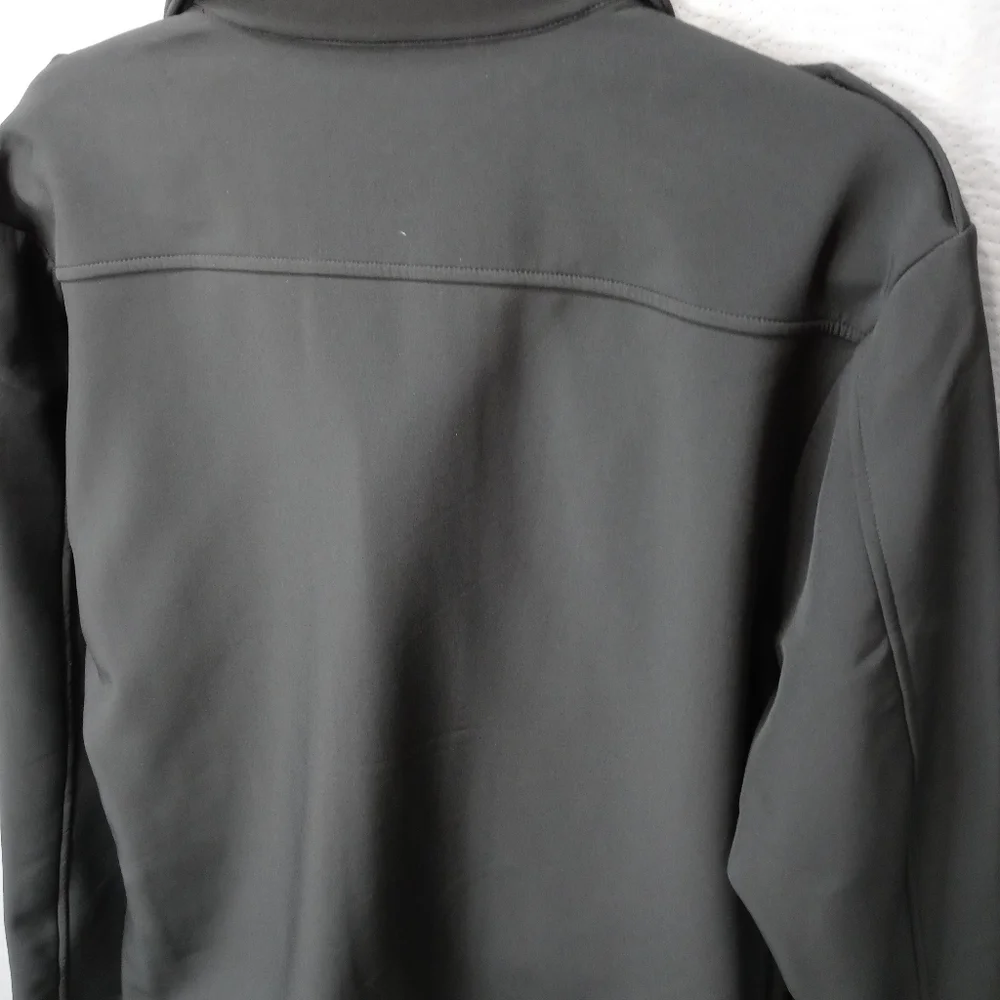 FOSSA Tiburon Polyester Stretch Shell JACKET mens Size XL Black zippered. 'Mark